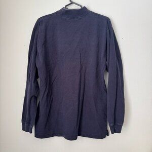 Vintage Field Gear Navy Mock Neck Long Sleeve